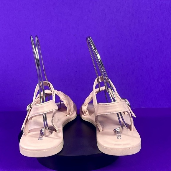 Steve Madden Girl's Pink Karina Braided Strappy Sandals Shoe Size 5-NEW - Picture 4 of 9